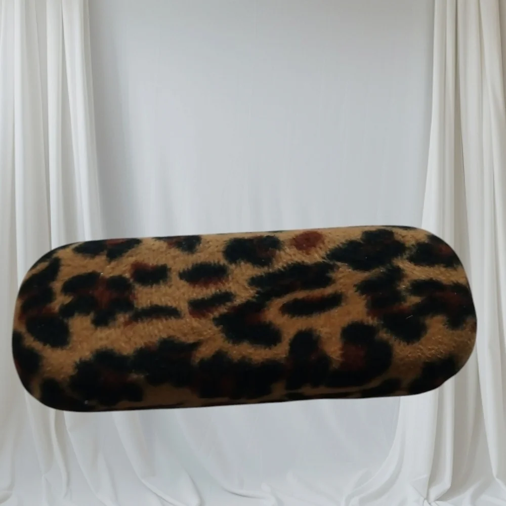 Cheetah Print Eyeglasses Case Brown